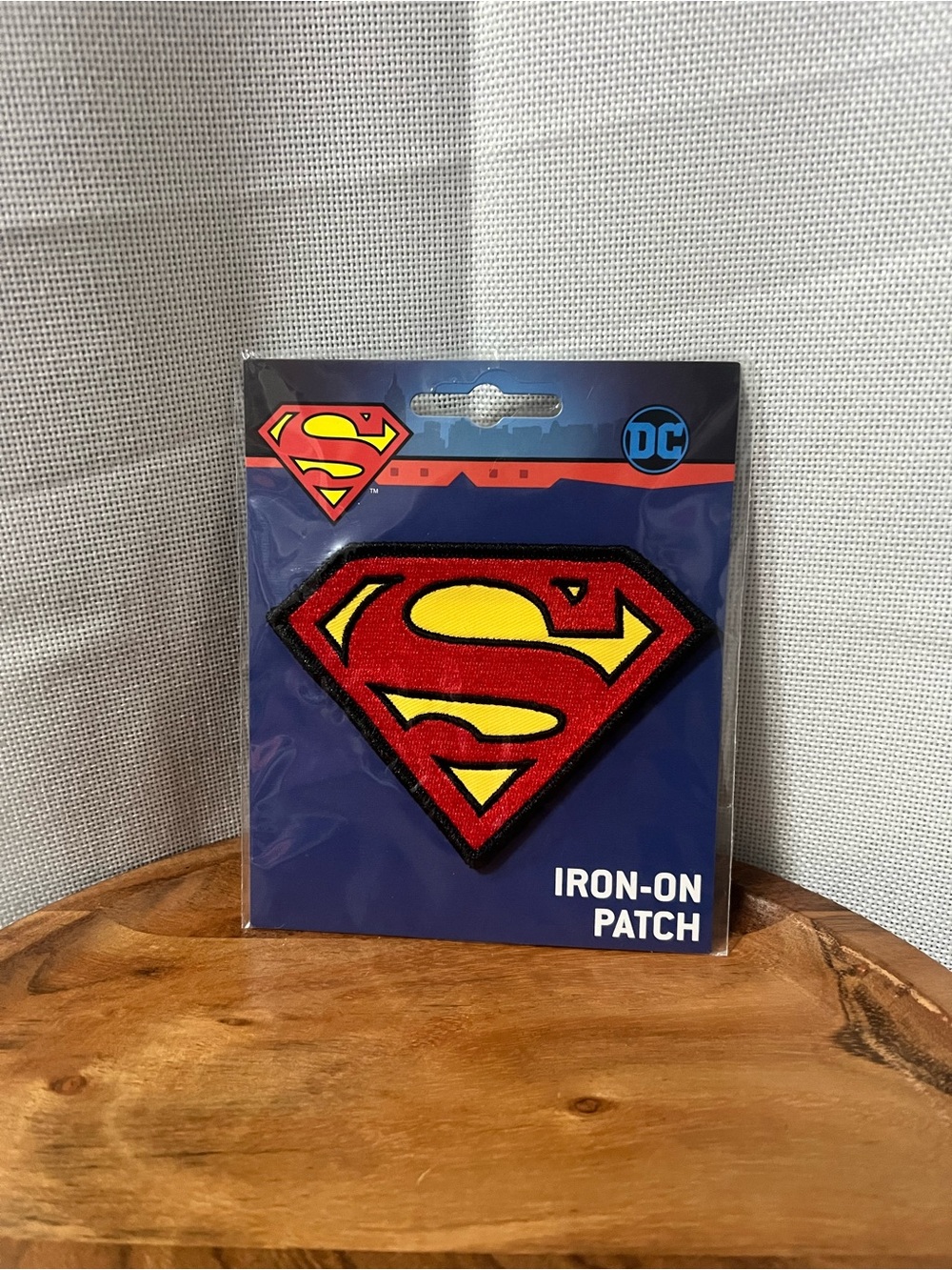 Superman "S" Logo Embroidered Iron-On Jacket Patch DC Comics Red Yellow Blue